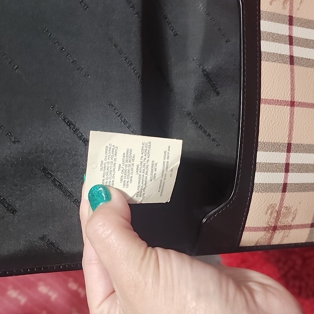 Authentic Burberry Tablet Case Purse Clutch - image 3